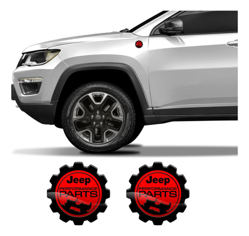 Emblema Jeep Performance Parts Renegade Wrangler Acessórios