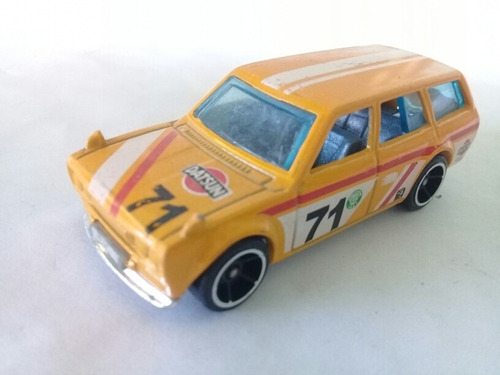 Hot Wheels Workshop '71 Datsun Bluebird 510 Wagon Yellow 
