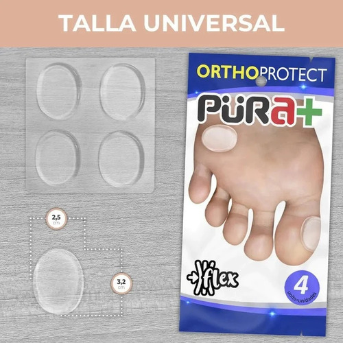 Imagen 3 de 3 de Almohadillas Protectores Pie Tacones Zapatos - 4 Und Pura+