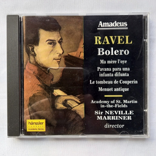 Amadeus Maurice Ravel Sir Neville Marriner Bolero Cd / Kktus