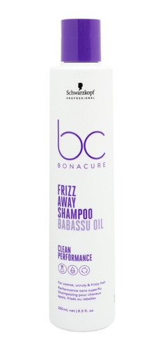 Schwarzkopf Bc Bonacure Frizz Away Shampoo 250ml 6c