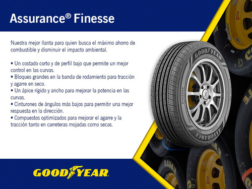 1- Llanta Automovil Assurance Finesse Goodyear 215/50r18 H92