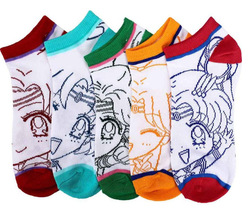 Sailor Moon Calcetines  5 Pares Originales