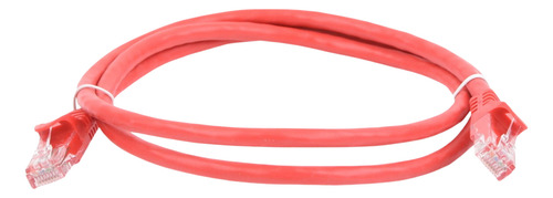 Patch Cord Cable Parcheo Red Utp Cat6 Rojo 2 Metros