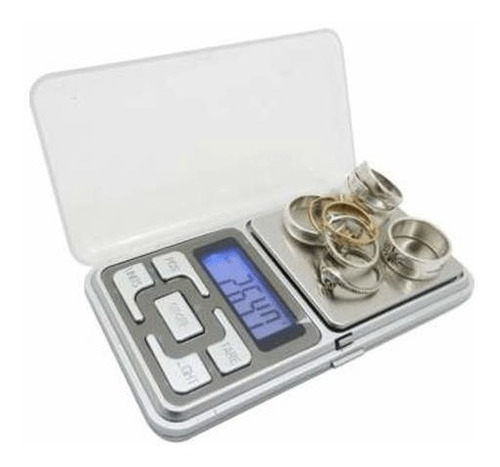 Balanza Digital De Precision 500g / 0.1g Lcd C/ Luz Portable