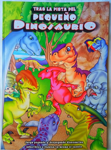 Dinosaurios Calcomanías Cuento Y Actividades Todo Enun Libro