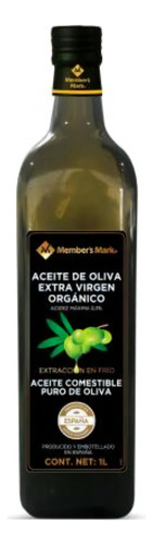 Aceite Organico De Oliva Extra Virgen 1 Litro