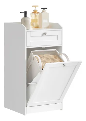 comprar Mueble De Lavandería Para Baño Vasagle Con 1 Cajón Y 1 Cesto