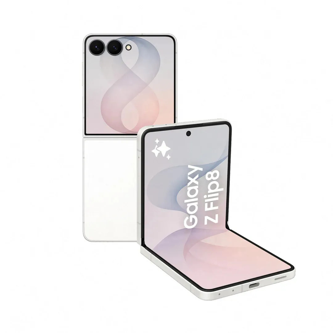 Celular Samsung Galaxy Z Flip8, 256gb 12gb Ram Câmera 50mp - Branco