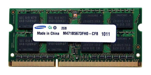 Memoria RAM color verde  2GB  Samsung M471B5673FH0-CF8