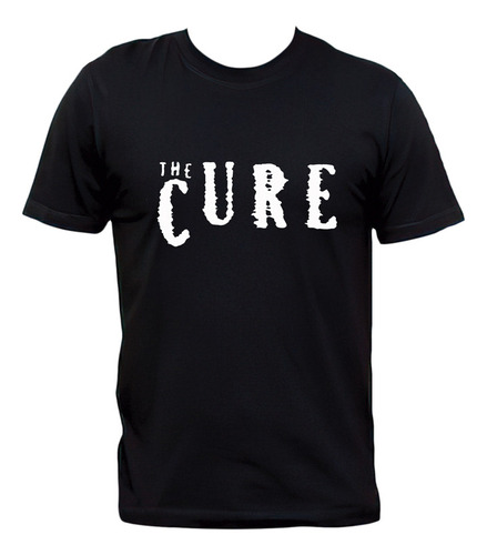 Remera The Cure Rock Logo 1 Algodón Premium