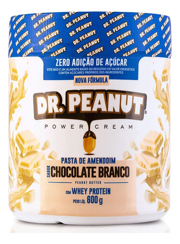 Dr Peanut Chocolate  Blanco 600 Grs
