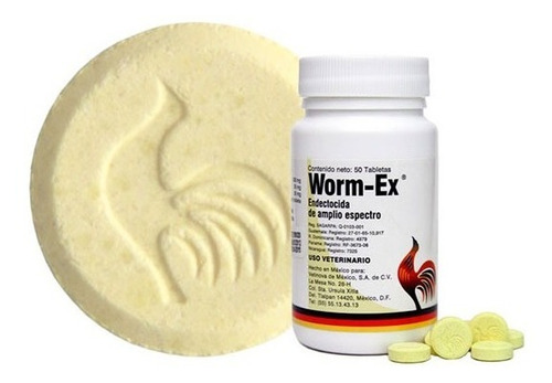 Alimento Worm-ex 100 Tab & Lab Vetinova & La Cuenca