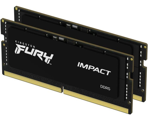 Kingston Fury Impact 32gb (2x16gb) 6400mt/s Cl38 Ddr5 Sod...