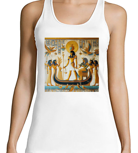 Musculosa Mujer Osiris Resurrección Y Juicio Egipto M2