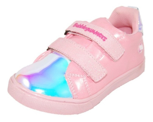 Tenis Niña Moda Comodos Bubble Gummers Jeri Rosa 15-20