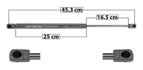 1- Amortiguador Cofre Izq/der P/ Hyundai Tiburon 03/06 Spart