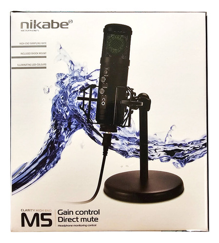 Micrófono De Estudio Nikabe M5 - Open Box