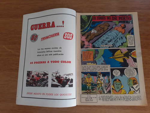 Cómic El Siniestro Dr Mortis Número 53 Editorial Zig Zag (Usado)