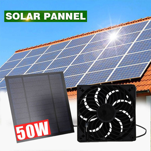 Kit De Ventilador De Escape Con Energía Solar Z Para Galline