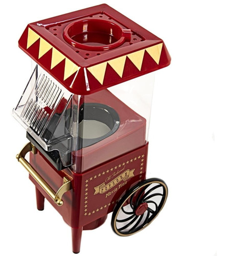 Pochoclera Electrica Maquina Pochoclos Carrito Winco W321 Ep Color Rojo
