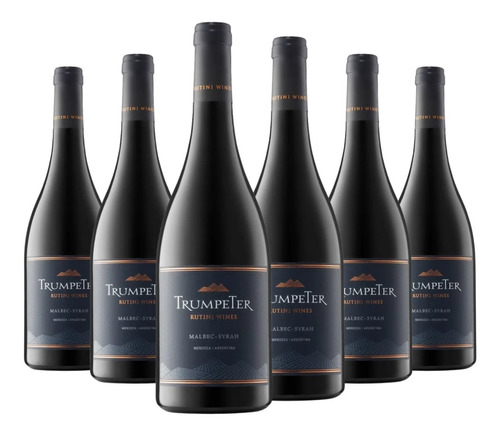 Vino Trumpeter Malbec- Syrah Caja X 6 X 750ml. - Envíos