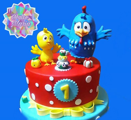 Tortas Cumpleaños La Gallina Pintadita 25 Porciones Consulta
