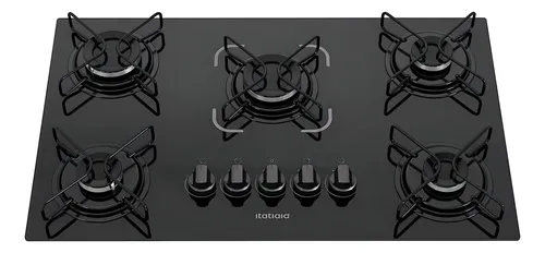 Cooktop Itatiaia Essencial 5 Bocas Preto