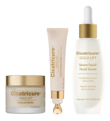 1.0 - Cicatricure Gold Noche+gold Life Duo 15+gold Serum12