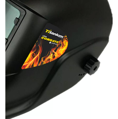 Mascara Solda Capacete Lente Escurecimento Automático Escudo Cor Preta