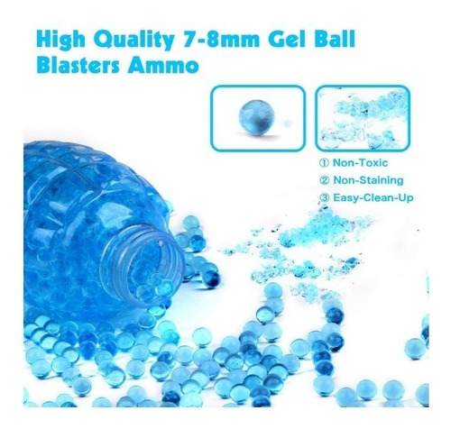 Imagen 5 de 5 de Gel Blaster Con Splatter Ball Blaster Y Gel Blaster 7-8 Mm