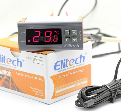 Elitech Stc-1000 Termostato -50c° A 90c° 110v  Ntc 75*34.5mm