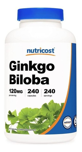 Original Nutricost Ginkgo Biloba, 240 Capsulas