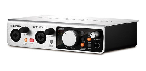 Imagen 3 de 10 de Placa De Sonido Midiplus Studio 4 24 Bits 192khz