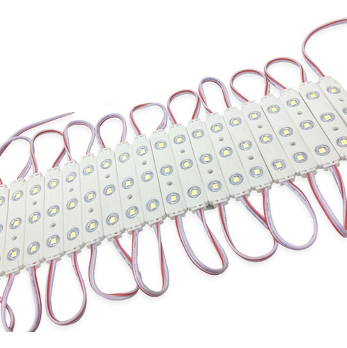 Caluga Led Smd 2835 Modulo 10lm 3leds 12v 0.72w Ext Ip65 X10