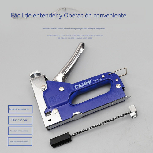 Grapadora Corchetera Manual 3 En 1 Total + Corchetes