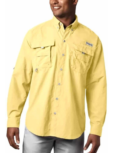 Camisa Columbia Bahama Ii Talla S Amarillo