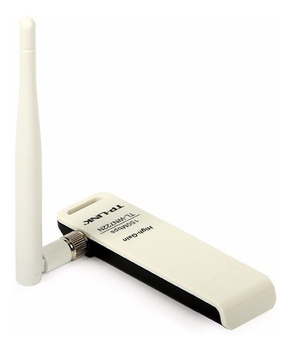 Imagen 5 de 7 de Receptor Wifi Tp-link Tl-wn722n Antena 150 Mbps Internet Pc