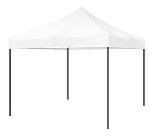 Toldo Carpa 2x2reforzado Plegable Lona Impermeable Dasel Color Blanco