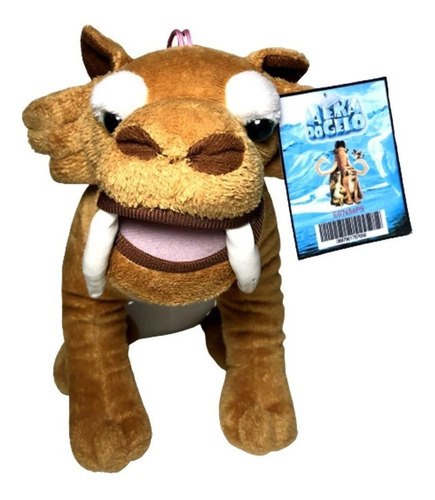 Imagem 1 de 4 de Boneco Pelúcia Pequeno Tigre Diego 23cm A Era Do Gelo
