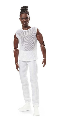 Barbie Ken Negro Collector Looks Com Tranças Coque Ms