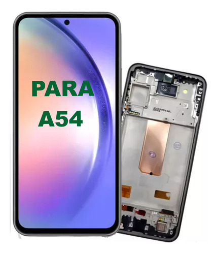 Tela Frontal Display Oled Vivid Para A54 5g Com Aro