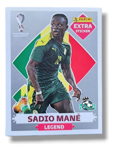 Sadio Mane Legend Plata - Extra Sticker Estampa Panini 2022