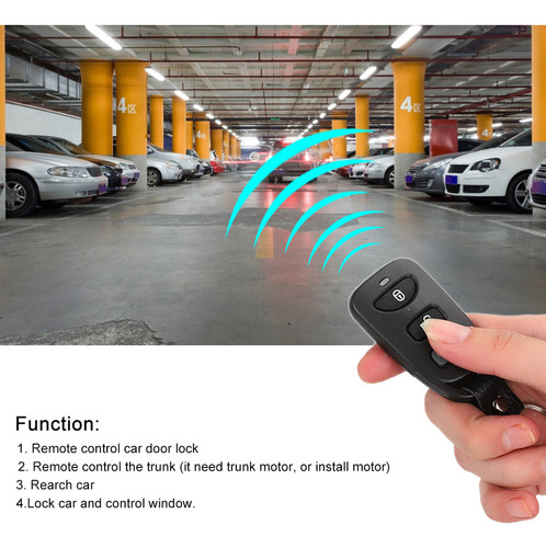 Kit Central Remoto Universal For Automóvil De 12 V