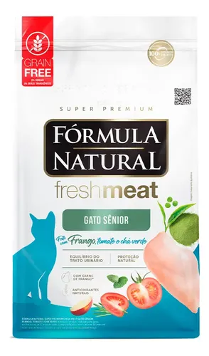 Formula Natural Fresh Meat Gato Senior 7+ Frango 10,1kg