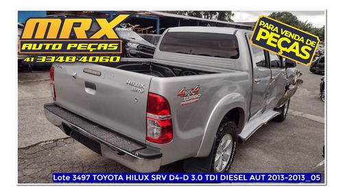 Sucata Toyota Hilux Srv D4-d 4x4 3.0 Diesel Aut 2013 Pecas