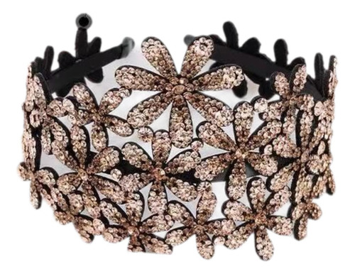 Diadema Brillante Con Peine Antideslizante, Diadema