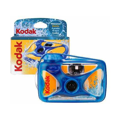 Câmera Analógica Descartável Kodak Sport Prova D'água