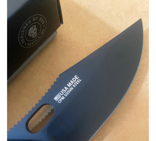 Sog Seal Xr Knife 3.9, S35vn Steel Blade, Frn Handles.