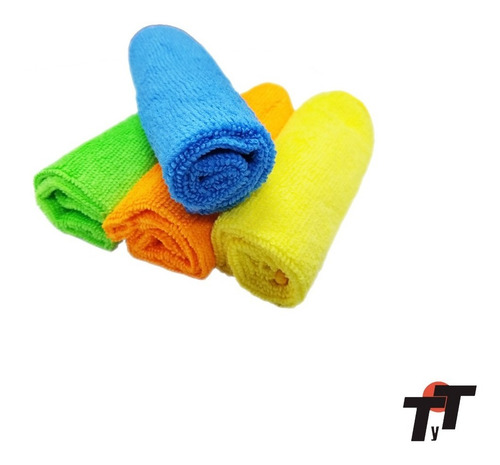 Imagen 6 de 6 de Pack 30 Paño Microfibra Multiuso Limpieza Cocina Living Baño